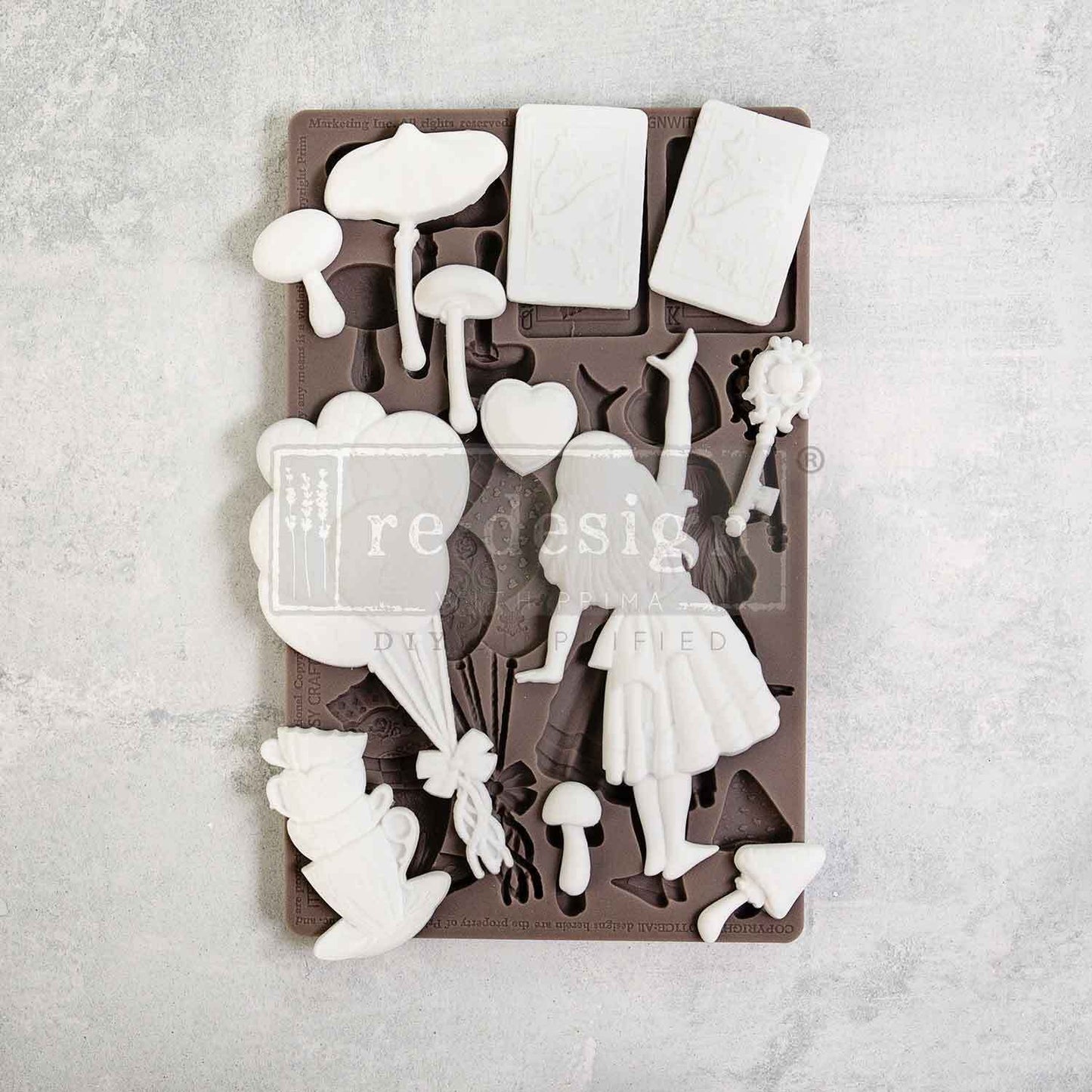 Whimsy Craft Chronicles Silicone Mould-  Same Day Shipping - Redesign with Prima - Decor - Candy Mould