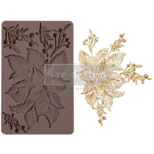 Crimson Blooms Silicone Mould-  Same Day Shipping - Redesign with Prima - Decor - Candy Mould