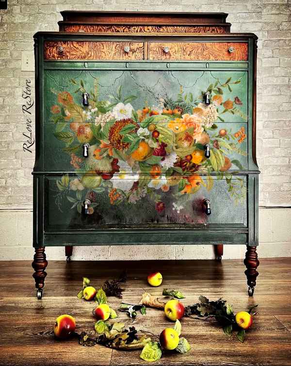 LIMITED EDITION! Autumnal Bliss transfer - Same Day Shipping- Redesign with Prima - Rub on Transfer - Furniture Transfer