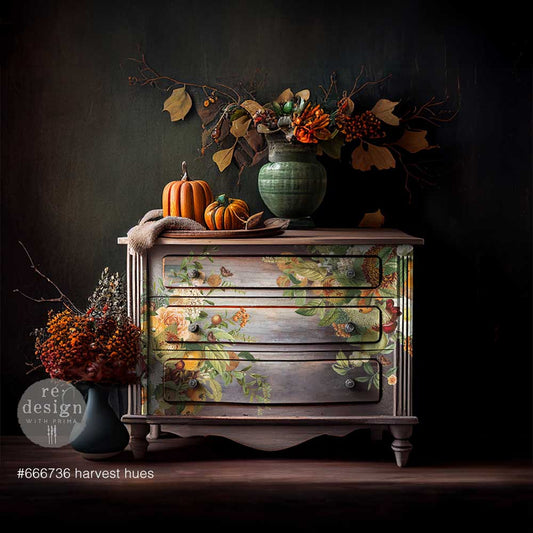 IN STOCK! Harvest Hues transfer - Same Day Shipping- Redesign with Prima - Rub on Transfer - Furniture Transfer
