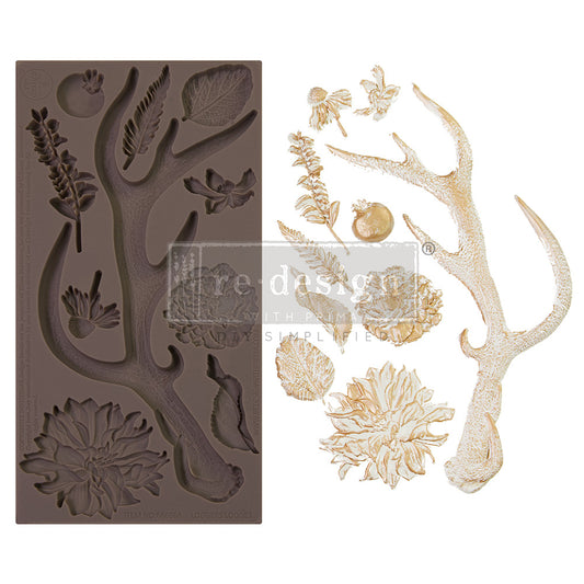 Loggers Lodge 2 Silicone Mould-  Same Day Shipping - Redesign with Prima - Decor - Candy