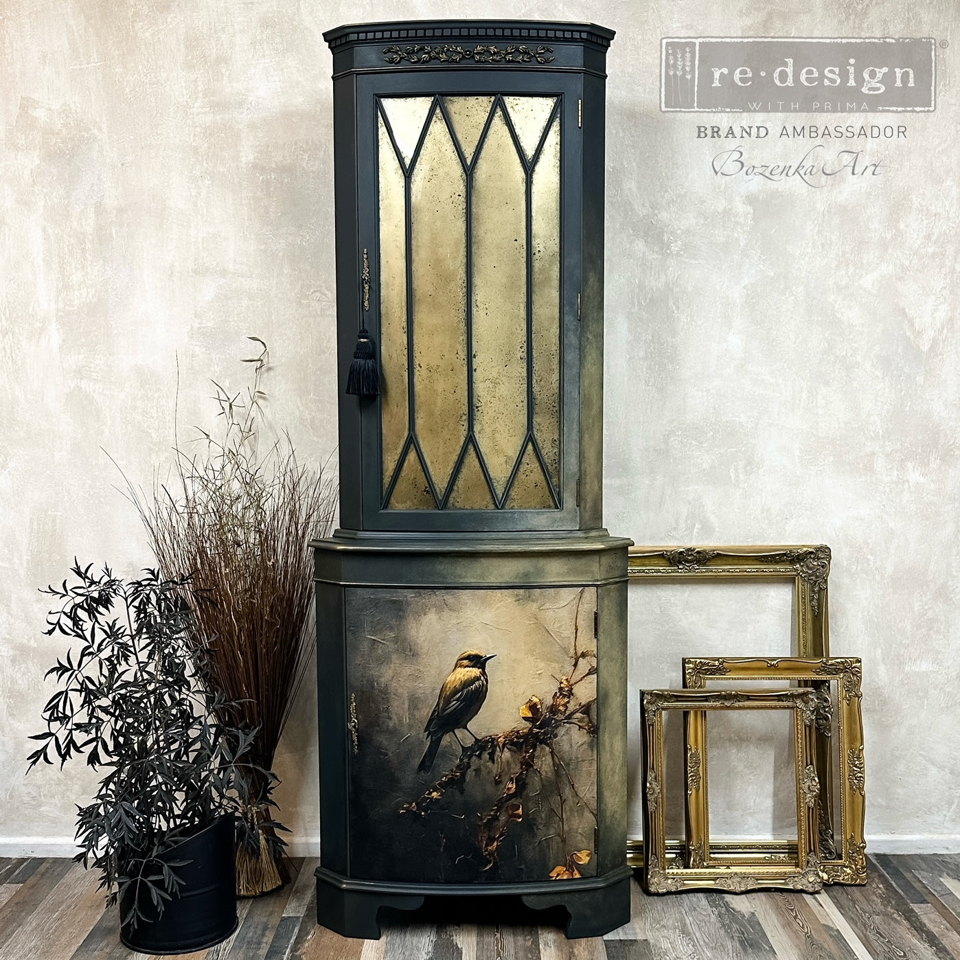 Rustic Refuge A1 Fiber Decoupage Paper Redesign with Prima 23.4"x33.1" - Same Day Shipping - Furniture Decoupage