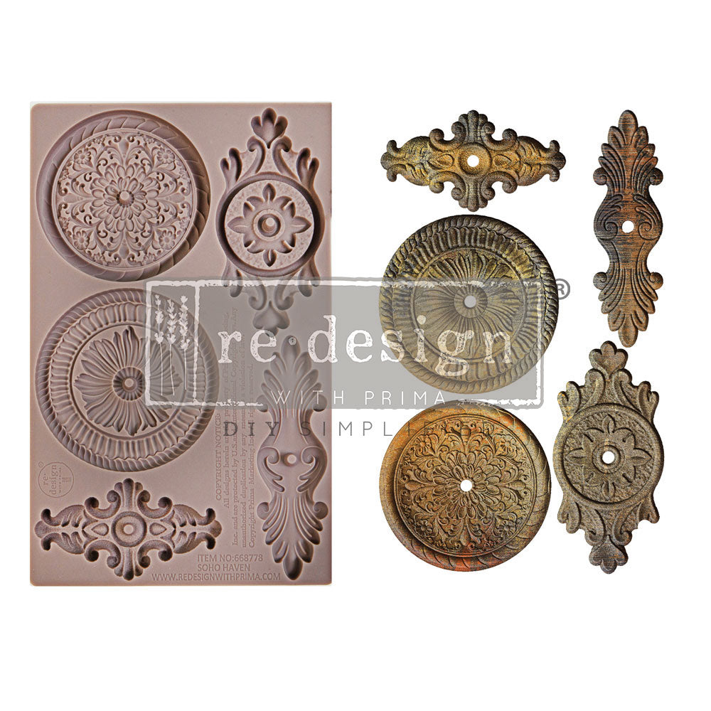 Soho Haven Silicone Mould-  Same Day Shipping - Redesign with Prima - Decor - Candy Mould