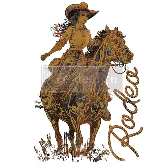 Galloping Grace transfer by Redesign with Prima 24"x35" - Same Day Shipping - Rub on Transfers - Decor Transfer - Furniture Transfer