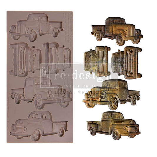 Trucks Silicone Mould-  Same Day Shipping - Redesign with Prima - Decor - Candy Mould