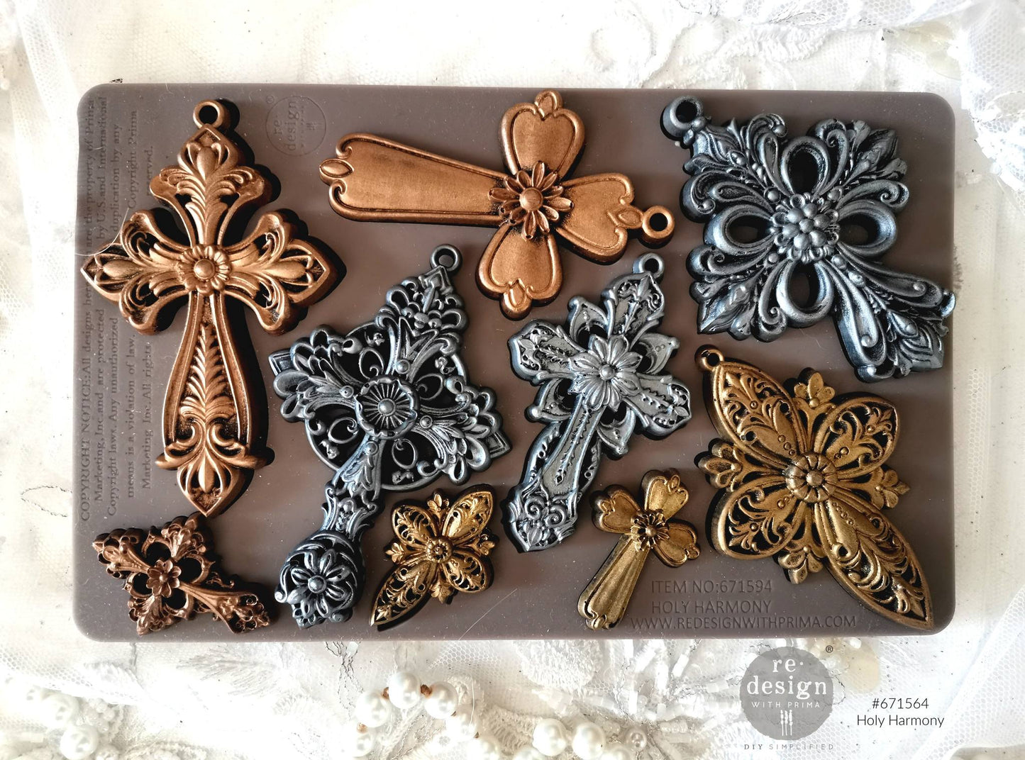 Holy Harmony Silicone Mould-  Same Day Shipping - Redesign with Prima - Decor - Candy Mould