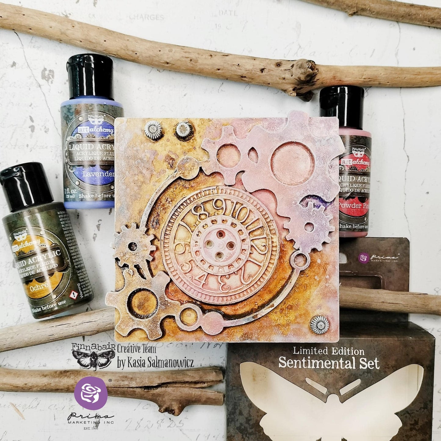 Sentimental Limited Edition Liquid Acrylic Paint Set - Same Day Shipping - Redesign with Prima