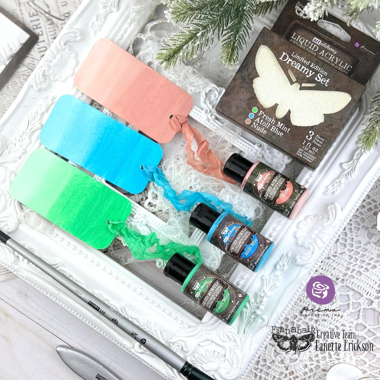 Dreamy Limited Edition Liquid Acrylic Paint Set - Same Day Shipping - Redesign with Prima