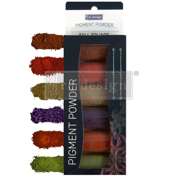 Fall Foliage Mica Powder Set - Same Day Shipping - Finnabair Art Ingredients - Prima Marketing - set of 6 jars