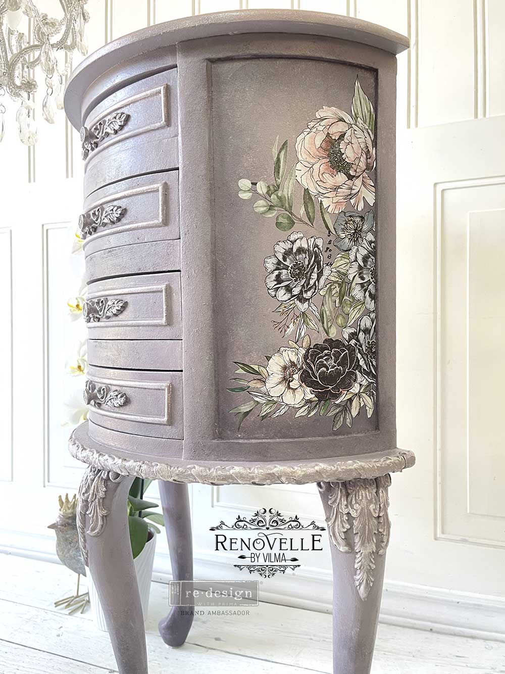 Large Furniture Transfer, Rub on Transfers for Furniture, Elegance and  Flowers, Redesign With Prima, Furniture Decals 