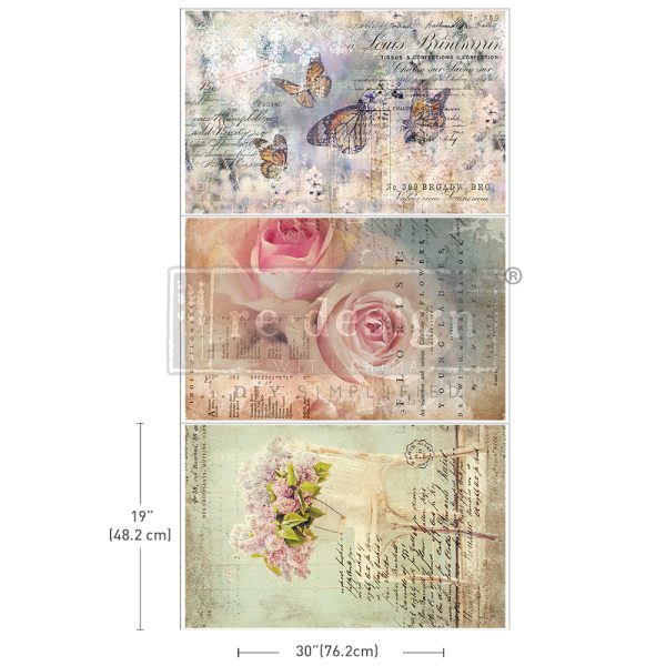 Dreamy Delights Decoupage Paper Pack Redesign with Prima - Same Day Shipping - Furniture Decoupage