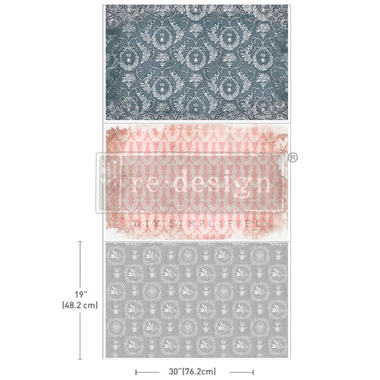 Delicate Charm Decoupage Paper Pack Redesign with Prima - Same Day Shipping - Furniture Decoupage