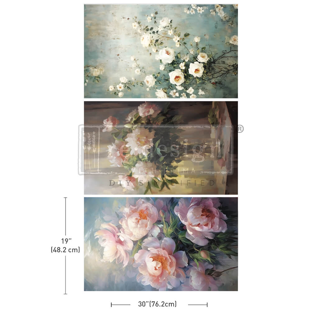 Bountiful Beauty Decoupage Paper Pack Redesign with Prima - Same Day Shipping - Furniture Decoupage
