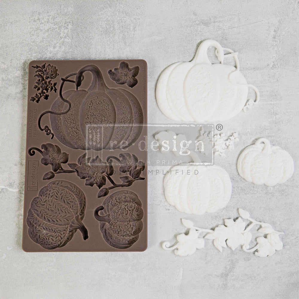 Falling for Fall Silicone Mould-  Same Day Shipping - Redesign with Prima - Decor - Candy Mould