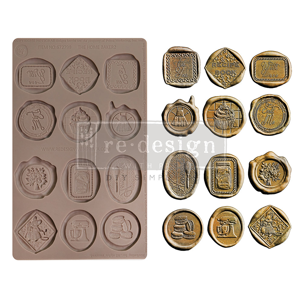 Sweet Seal Silicone Mould-  Same Day Shipping - Prima Marketing - Decor - Candy Mould