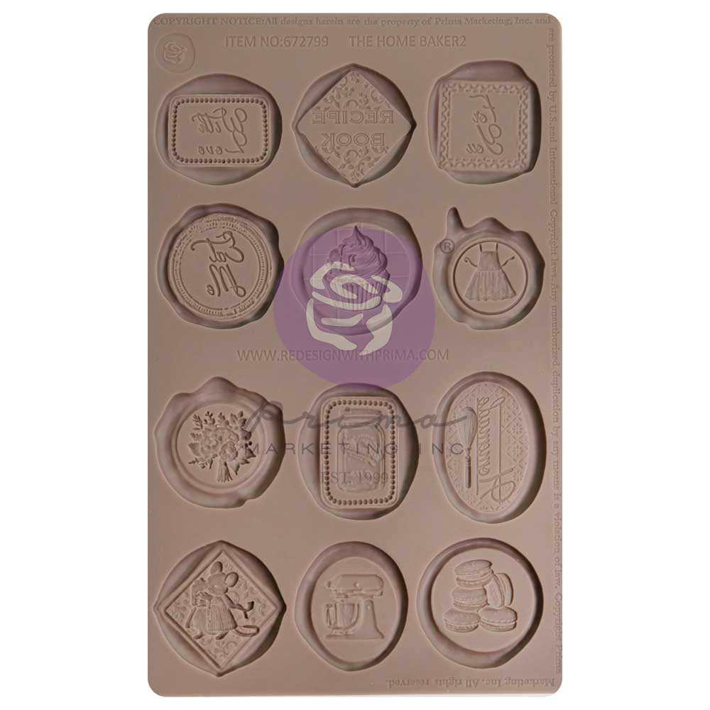 Sweet Seal Silicone Mould-  Same Day Shipping - Prima Marketing - Decor - Candy Mould