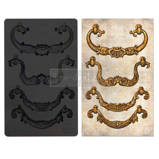 Marseille Hardware Memory Hardware Mould - Same Day Shipping - Silicone Mold - Resin Mold - Furniture Mould - Replacement Handles