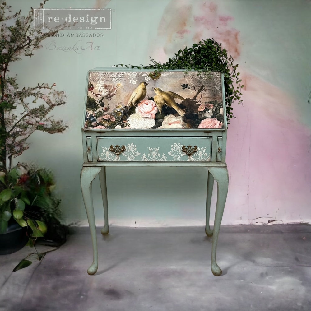 Romance in Bloom Decoupage Paper Pack Redesign with Prima - Same Day Shipping - Furniture Decoupage