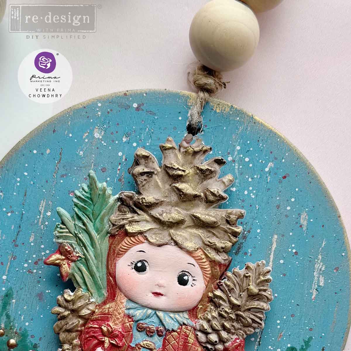 Pinecone Dolls Silicone Mould-  Same Day Shipping - Redesign with Prima - Decor - Candy Mould