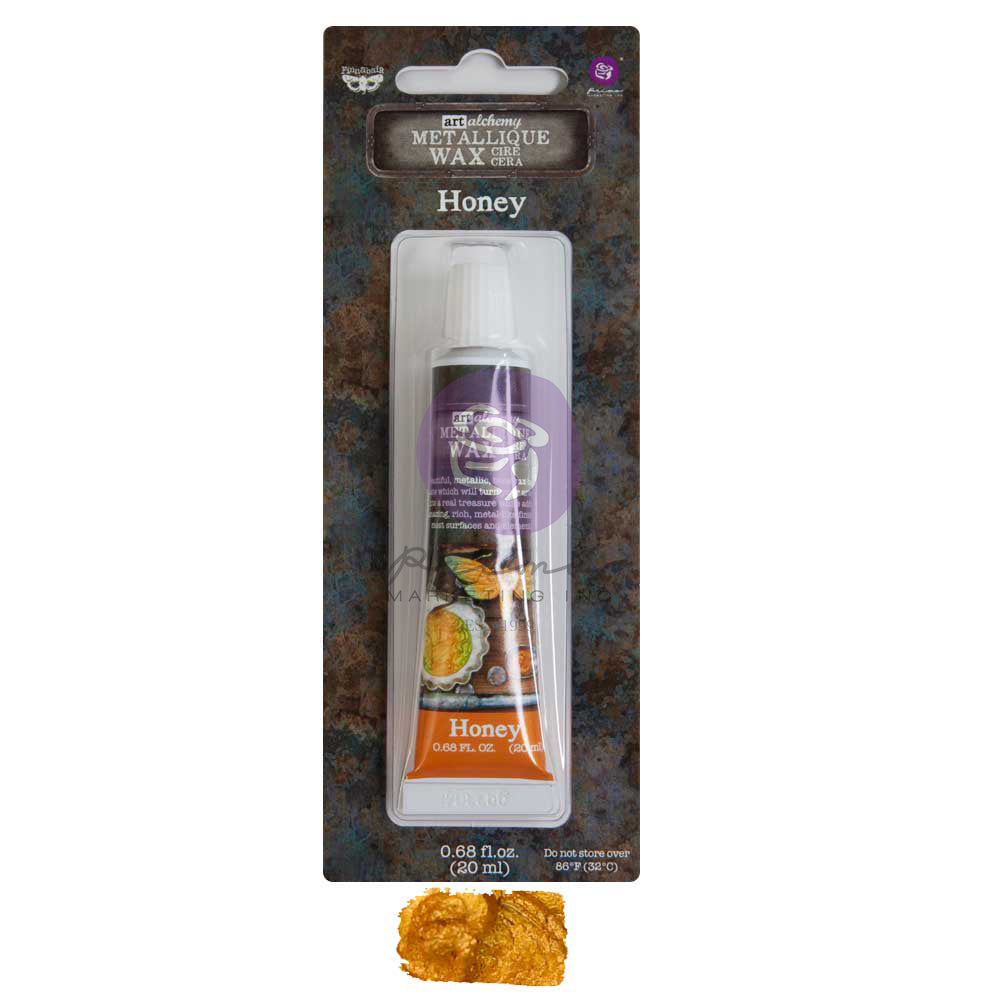 Honey Art Alchemy Metallique Wax - Same Day Shipping - Mixed Media Wax - Furniture Wax - Gilding Wax