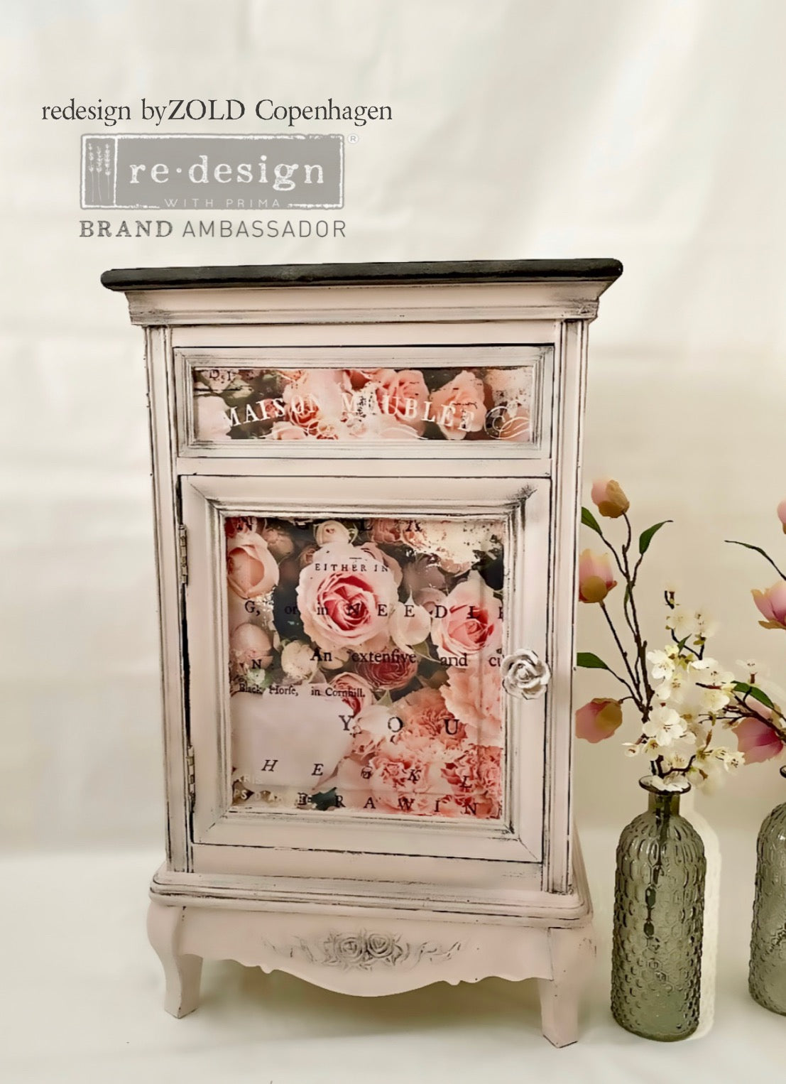 Angelic Rose Garden Decoupage tissue paper Redesign by Prima