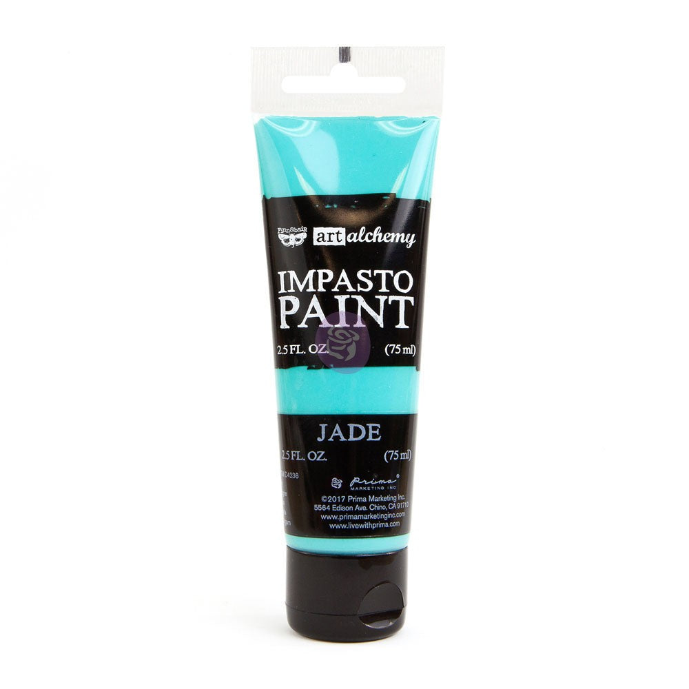 Jade Impasto paint - Same Day Shipping - Art Alchemy - Finnabair - ReDesign With Prima - Mixed Media Art