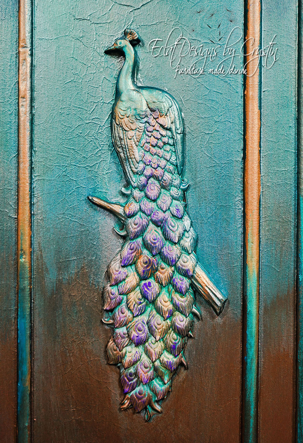 Blue Regal Peacock, Handmade in England