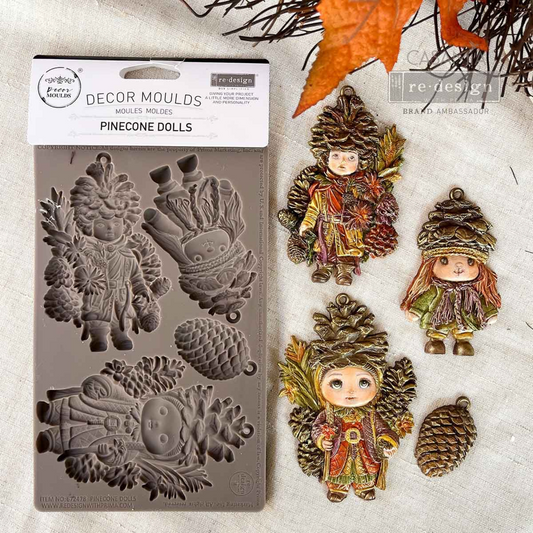 Pinecone Dolls Silicone Mould-  Same Day Shipping - Redesign with Prima - Decor - Candy Mould