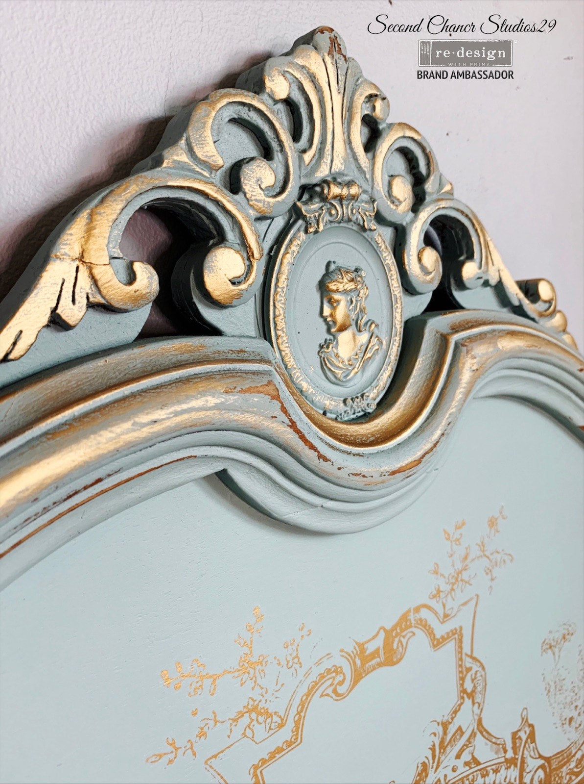 Eternal Gold Redesign with Prima Wax Paste - Same Day Shipping - Gilding Wax - Furniture Wax - Metallic Decor Wax