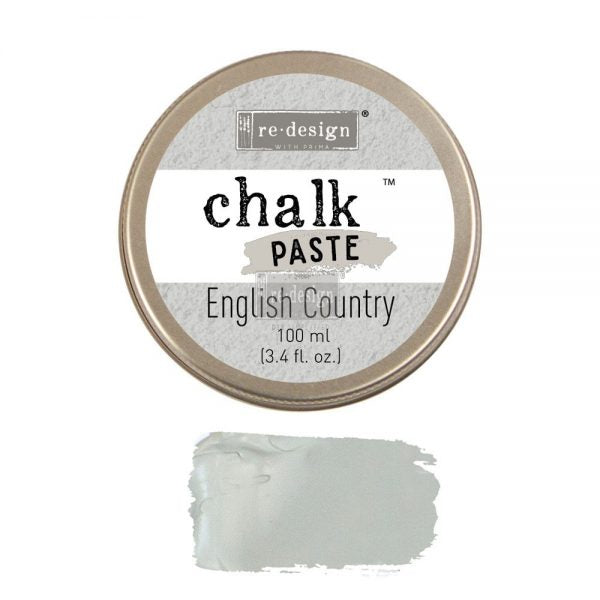 English Country Chalk Paste - Redesign by Prima - Same Day Shipping - Stencil Paste - Paint for Raised Stencils - Furniture Paint Paste