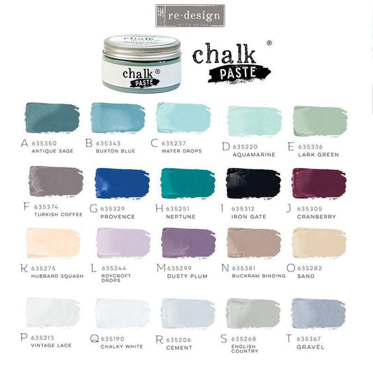 Hubbard Squash Chalk Paste - Redesign by Prima - Same Day Shipping - Stencil Paste - Paint for Raised Stencils - Furniture Paint Paste - belleandbeau850