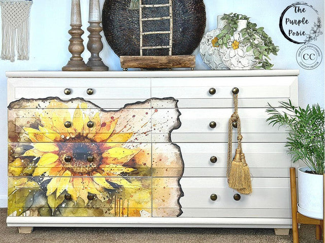 Sunny Daze A1 Rice Decoupage Paper - Same Day Shipping - Dixie Belle - Furniture Applique