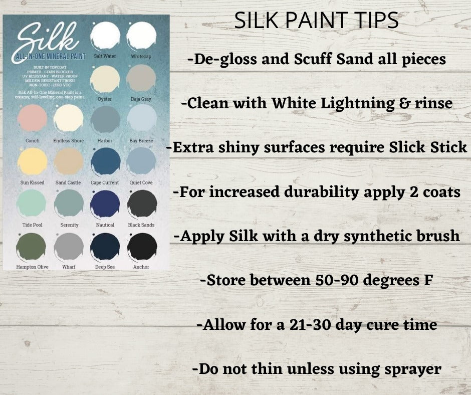 Dixie Belle Silk All-In-One Mineral Paint - Same Day Shipping - Acrylic Based Paint - Built in Primer and Topcoat - Furniture Paint - belleandbeau850