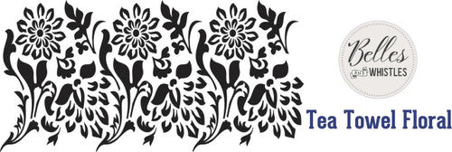 Floral - Silkscreen Stencil