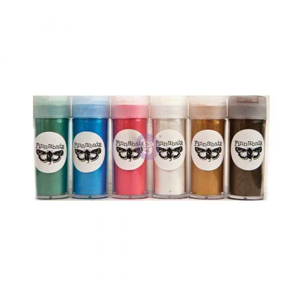 Mica Powder Set - Same Day Shipping - Finnabair Art Ingredients - Prima Marketing - set of 6 jars