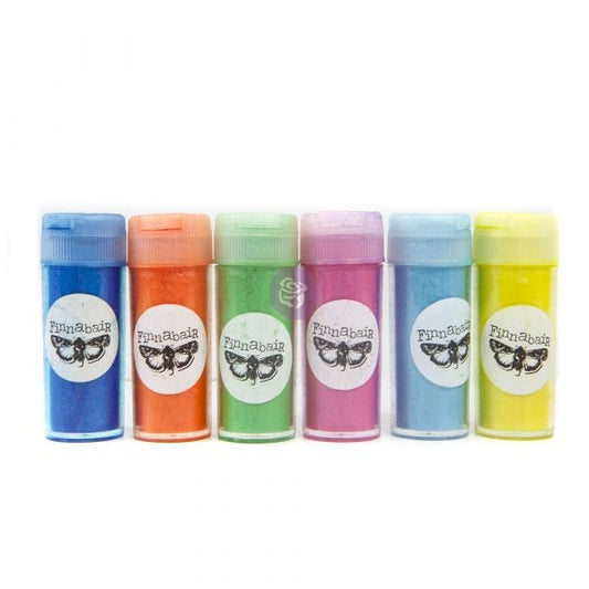 Paradise Mica Powder Set - Same Day Shipping - Finnabair Art Ingredients - Prima Marketing - set of 6 jars