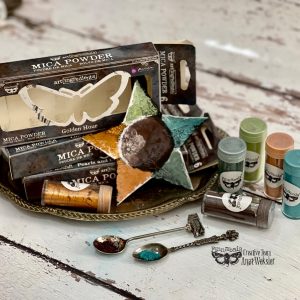 Golden Hour Mica Powder Set - Same Day Shipping - Finnabair Art Ingredients - Prima Marketing - Set of 6 jars