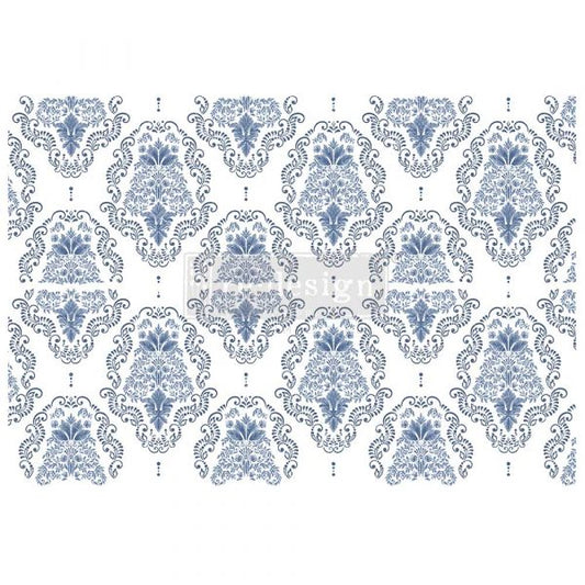 Dana Damask -Redesign with Prima 24"x35" - Same Day Shipping - Rub on Transfer - Furniture Transfers - French Decor Transfers