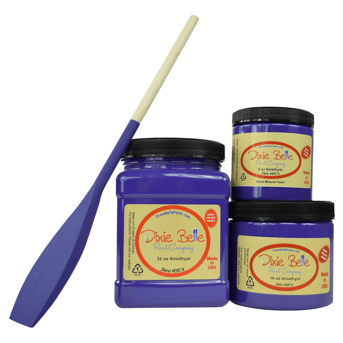 Amethyst Dixie Belle Chalk Mineral Paint - Same Day Shipping - No VOC - Chalk Paint for Furniture and Cabinets - Water Based Paint - Best Chalk Paint - belleandbeau850