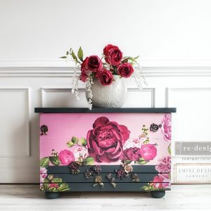 Discontinued! Lush Floral I transfer Redesign with Prima 48"x35" - Same Day Shipping - Rub on Transfer - Decor Decal - Floral Decor - belleandbeau850