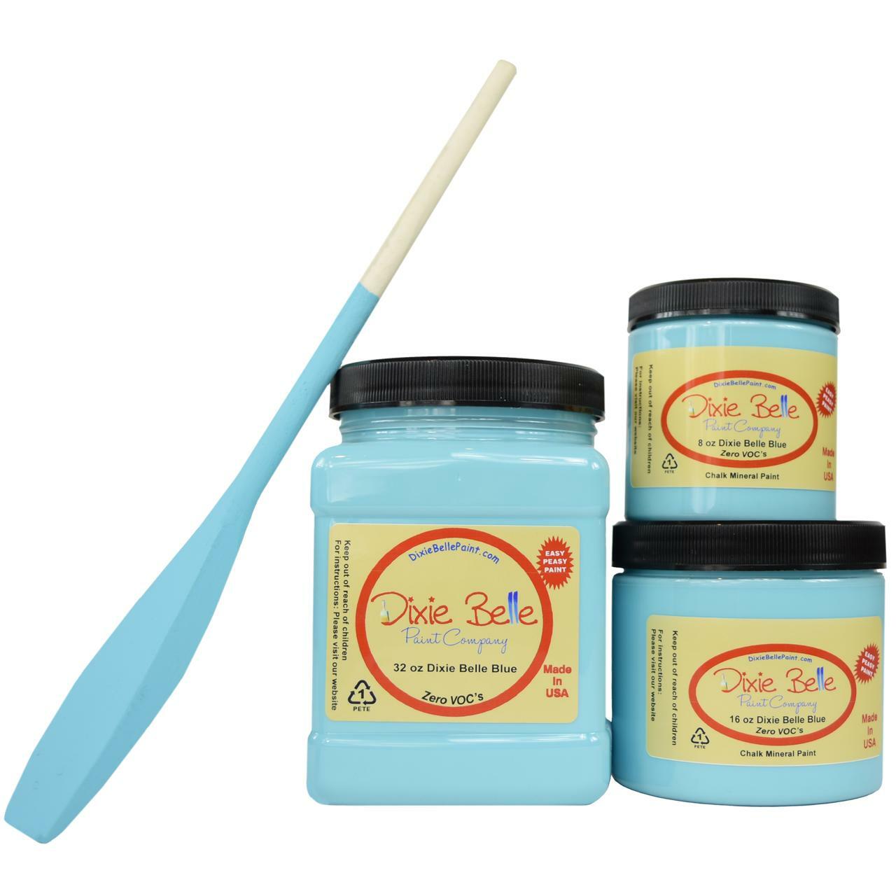 Dixie Belle Blue Dixie Belle Chalk Mineral Paint - Same Day Shipping - No VOC - Chalk Paint for Furniture and Cabinets - Water Based Paint - belleandbeau850