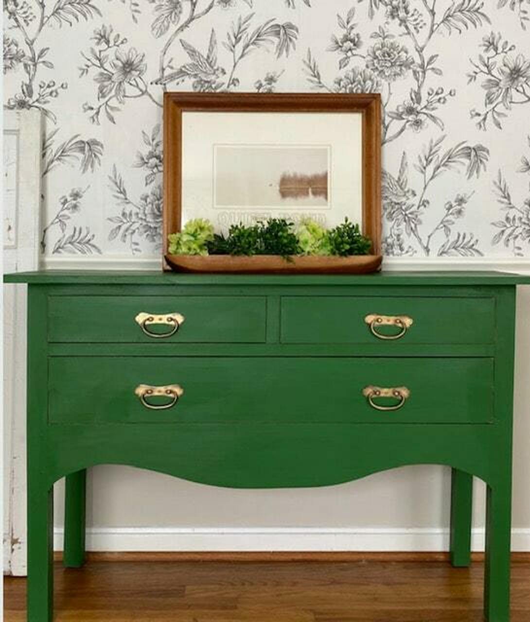 Evergreen Dixie Belle Chalk Mineral Paint - Same Day Shipping - No VOC - Chalk Paint for Furniture and Cabinets - Water Based Paint - belleandbeau850
