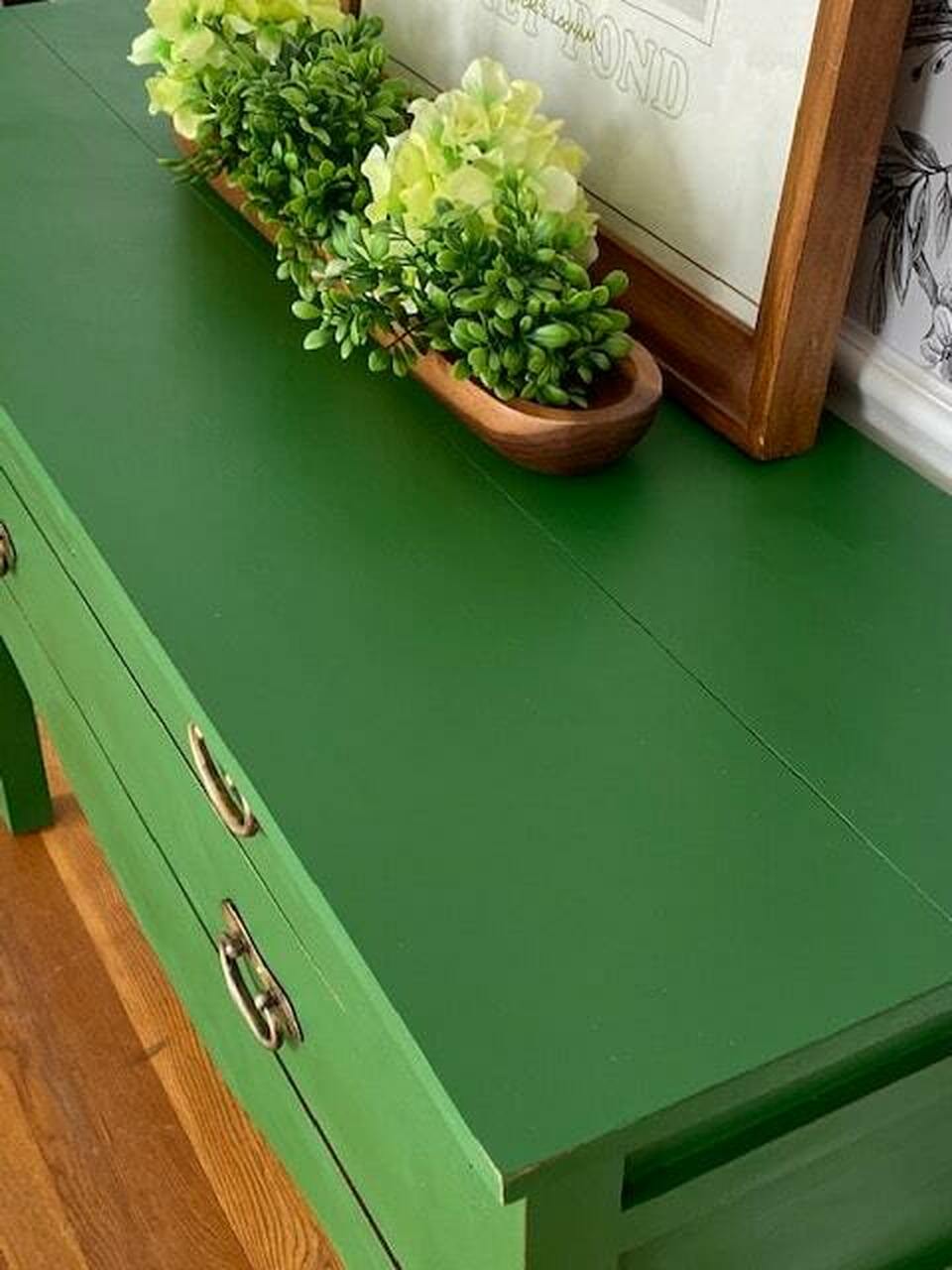 Evergreen Dixie Belle Chalk Mineral Paint - Same Day Shipping - No VOC - Chalk Paint for Furniture and Cabinets - Water Based Paint - belleandbeau850