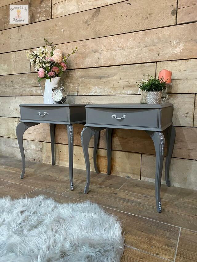 Hurricane Gray Dixie Belle Chalk Mineral Paint - Same Day Shipping - No VOC - Chalk Paint for Furniture and Cabinets - Water Based Paint - belleandbeau850