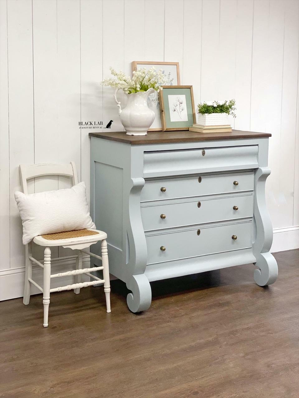 Savannah Mist Dixie Belle Chalk Mineral Paint - Same Day Shipping - No VOC - Chalk Paint for Furniture and Cabinets - Water Based Paint - belleandbeau850