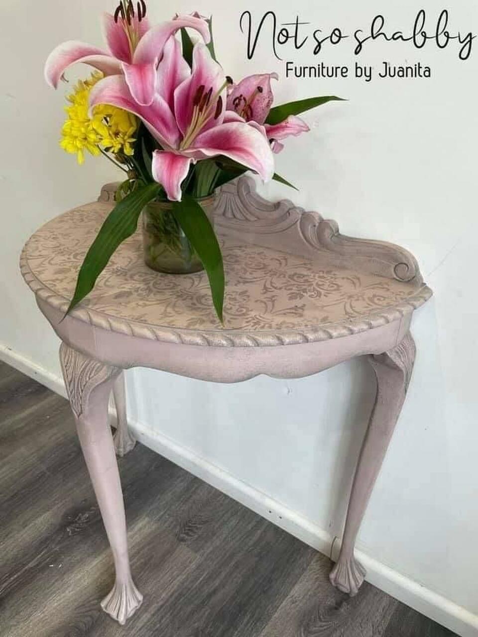 Soft Pink Dixie Belle Chalk Mineral Paint - Same Day Shipping - No VOC - Chalk Paint for Furniture and Cabinets - Water Based Paint - belleandbeau850