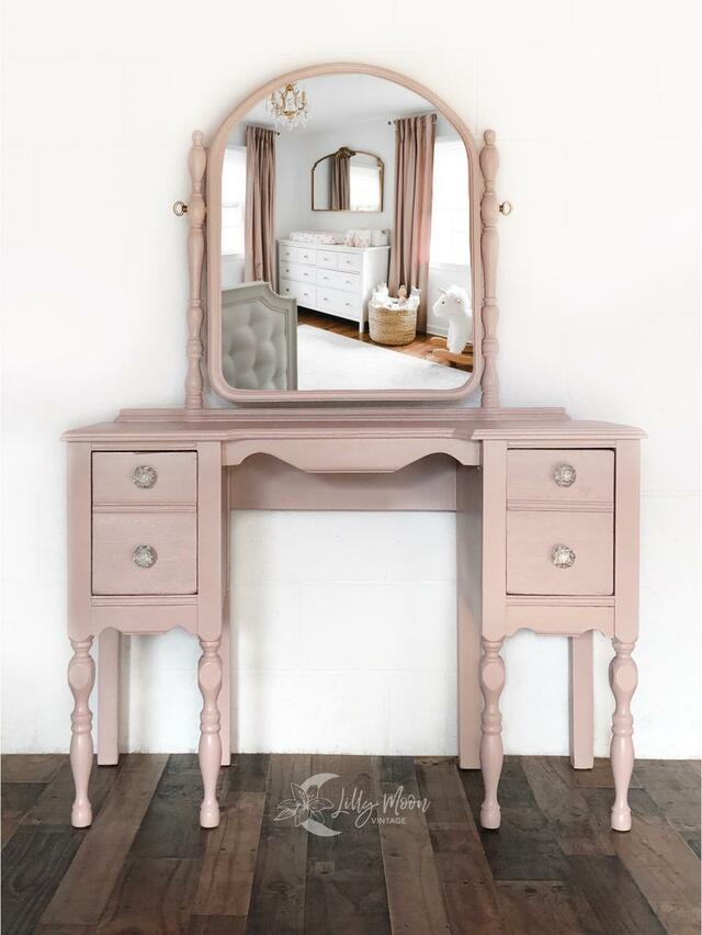 Tea Rose Dixie Belle Chalk Mineral Paint - Same Day Shipping - No VOC - Chalk Paint for Furniture and Cabinets - Water Based Paint - belleandbeau850
