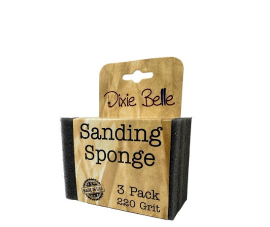 Sanding Sponges 3 pack -Dixie Belle - Same Day Shipping - Paint Finishing Pad - Buffing Pad - Polishing Pad for Chalk Paint