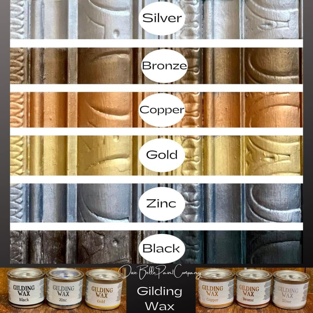 Dixie Belle Gilding Wax - Chameleon Wax - Gold - Bronze - Copper - Sil –  Belle & Beau 850