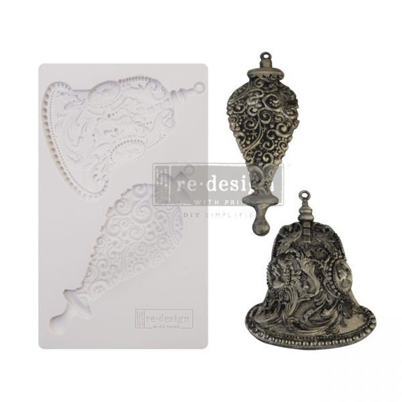 Silver Bells by ReDesign With Prima Decor Mould-  Same Day Shipping - belleandbeau850